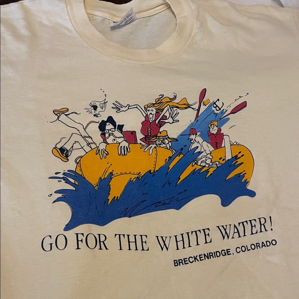 Vintage Breckenridge Colorado White Water T-shirt